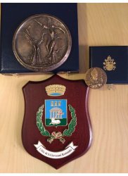 Medal Św. Ojca Pio oraz Herb Miasta San Giovanni Rotondo